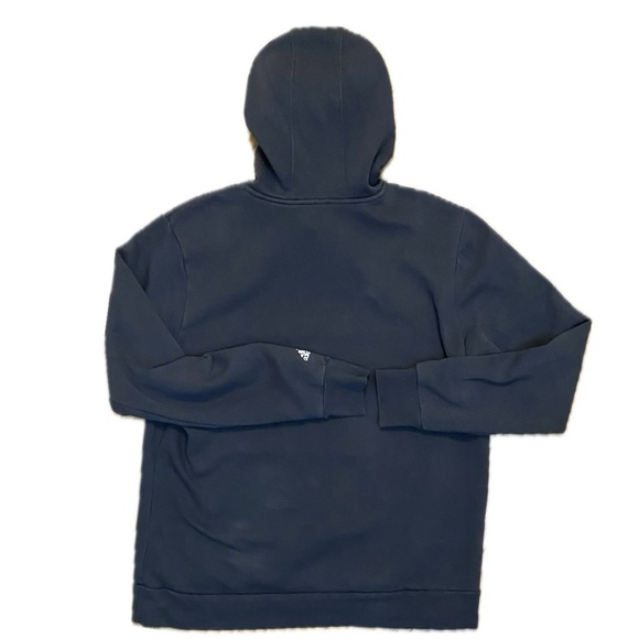 Woman’s Adidas Linear Script Hoodie Size Large - Picture 2 of 7